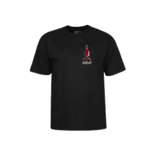 Powell Peralta Skull and Nunchuck T-Shirt SS Black