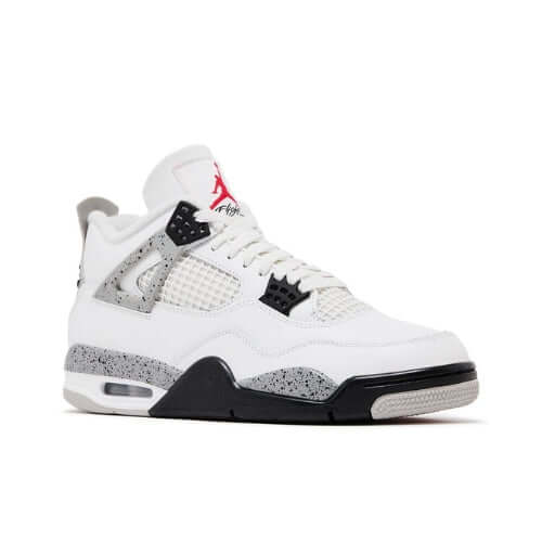 this is an image of Jordan 4 Retro "White Cement"