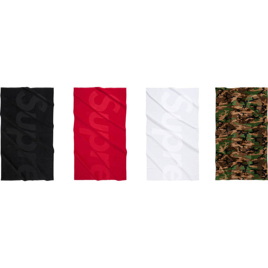 this is an image of Supreme Towel Tonal Logo