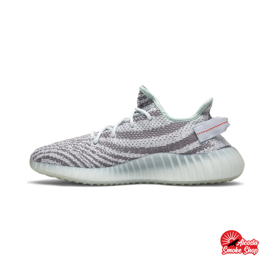 this is an image of Adidas Yeezy Boost 350 V2 "Blue Tint"