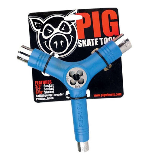 this is an image of Pig Tri Socket Threader Skate Tool