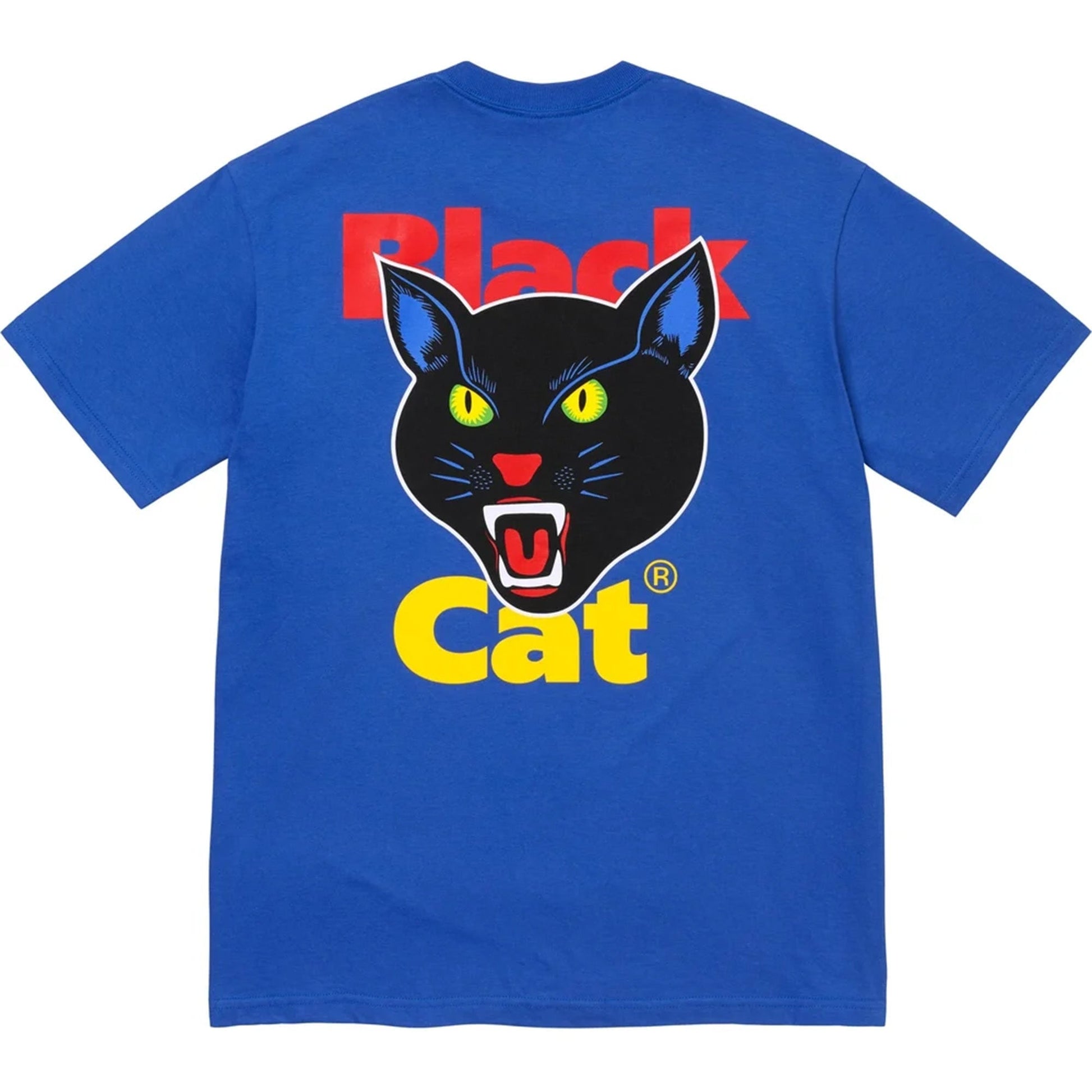 this is an image of Supreme Black Cat Tee