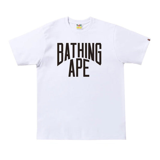 this is an image of Bape Bicolor NYC Logo Tee