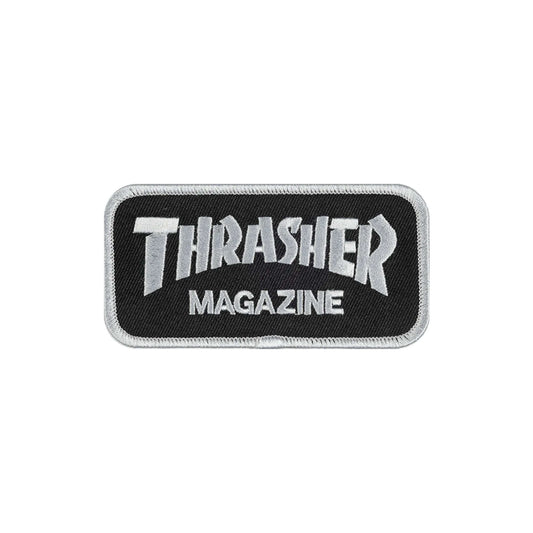 this is an image of Thrasher Mag Logo Patch