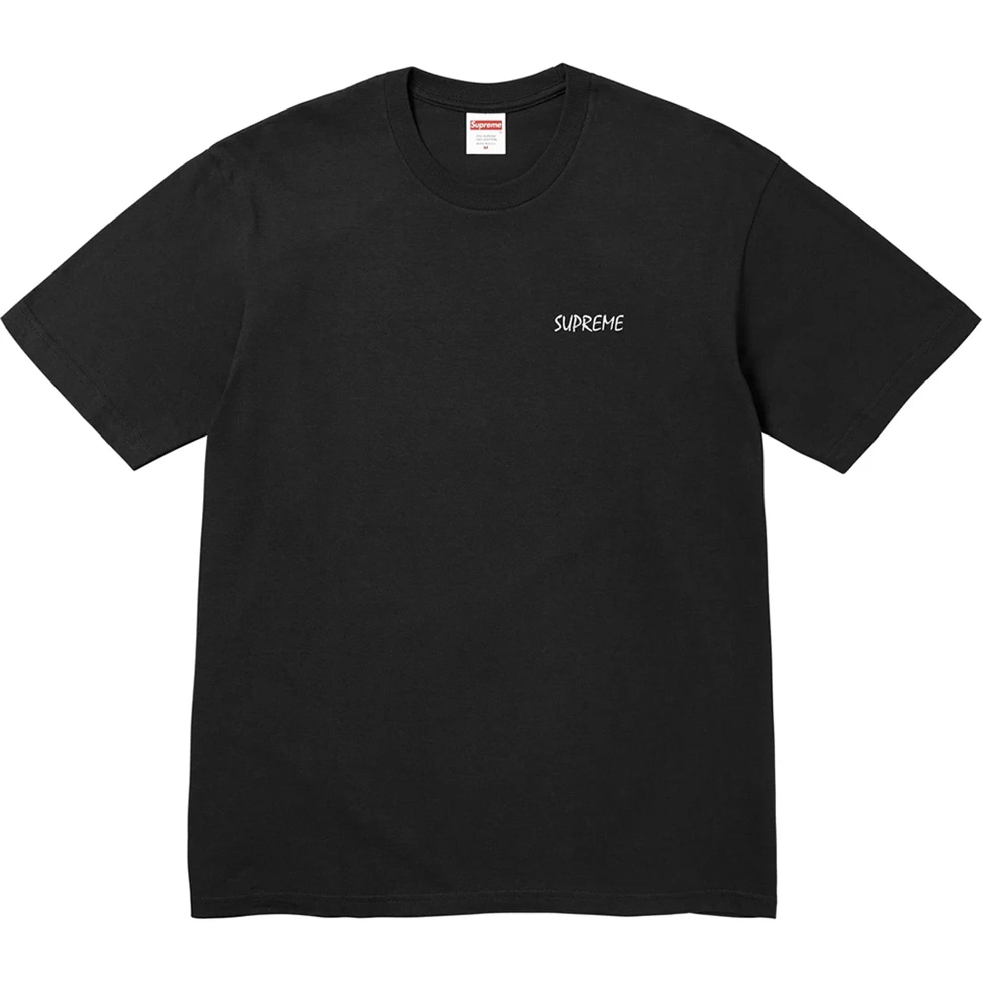 this is an image of Supreme Black Cat Tee