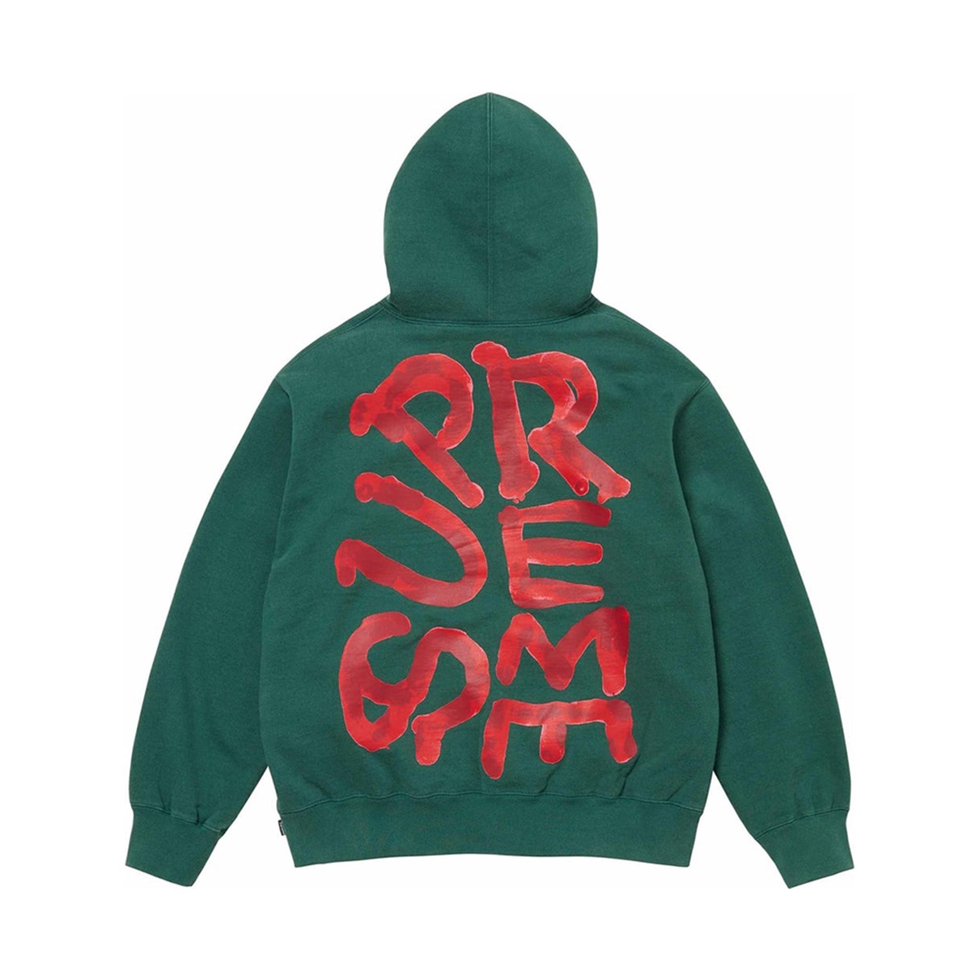 this is an image of Supreme Hoodie "Spray Paint Logo"