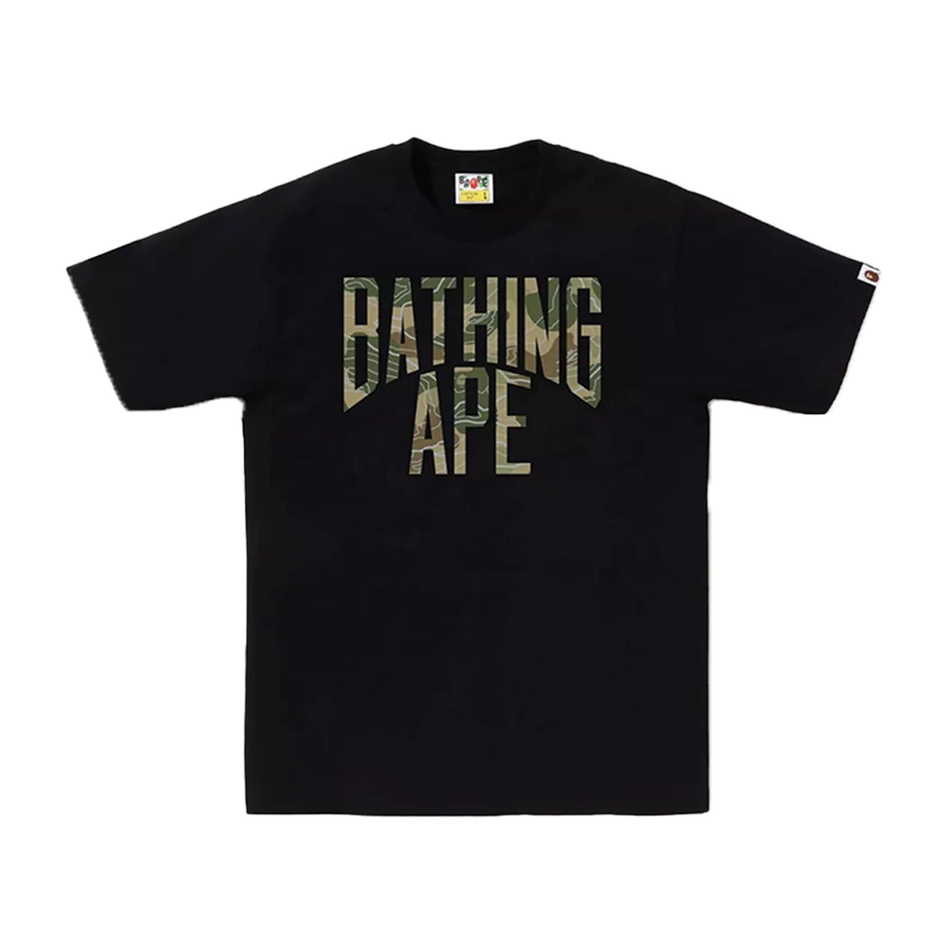 this is an image of Bape NYC Camo Logo Tee