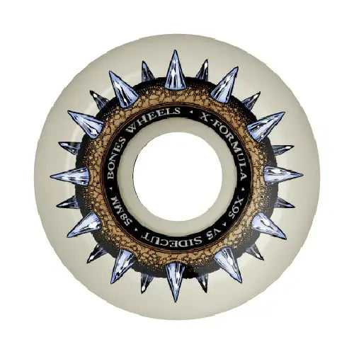 this is an image of Bones Wheel X Formula V5 Sidecut Street Cleats 95a