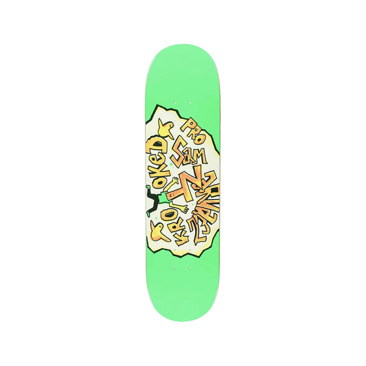 Krooked Skateboard Deck Navarez Green 8.5