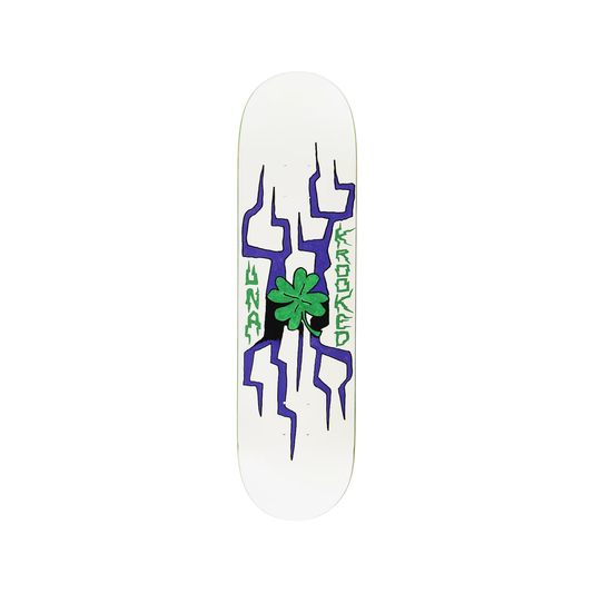 Krooked Skateboard Deck Una Lightning Clover 8.28