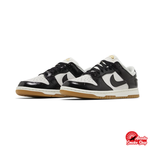 this is an image of Nike Dunk Low LX "Black Croc" (Women's)
