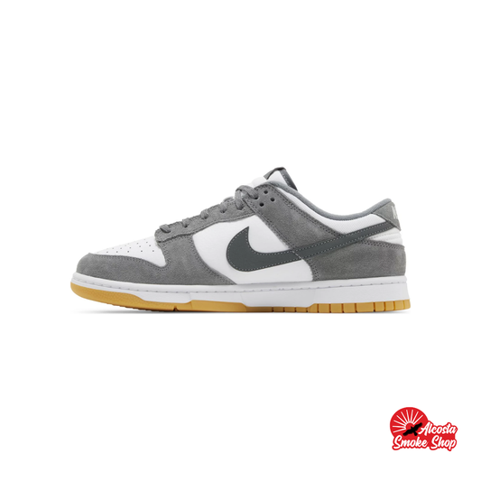 this is an image of Nike Dunk Low Smoke Grey Gum 3M Swoosh