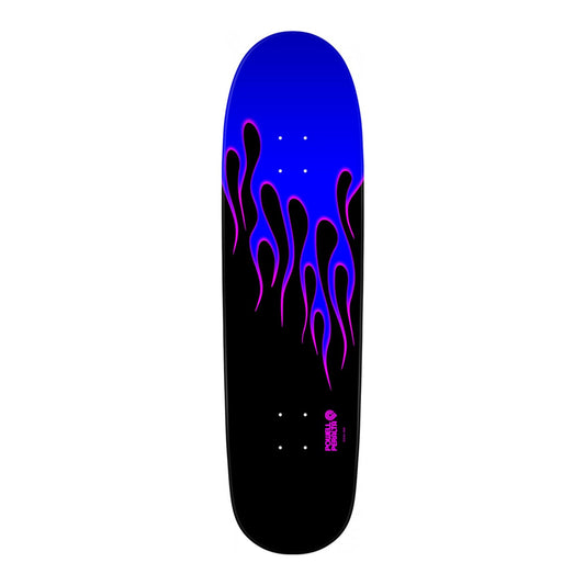 this is an image of Powell Peralta Skateboard Deck Nitro Hotrod Flames Reissue