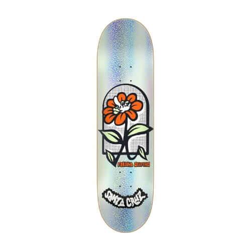 Santa Cruz Skateboard Deck Delfino Flower Frame 8.0 FeelBase