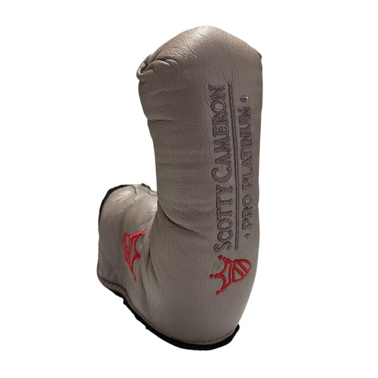 Scotty Cameron 2000 Pro Platinum Grey Red Fill Headcover