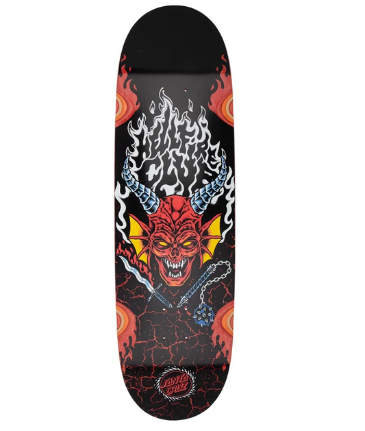 Santa Cruz Deck Stranger Things Hellfire Club Flame 9.0