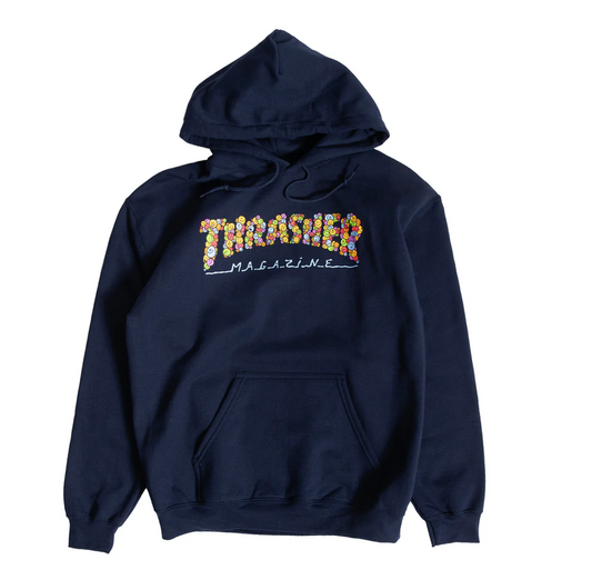 Thrasher Smiles by Spanky Hoodie - Navy