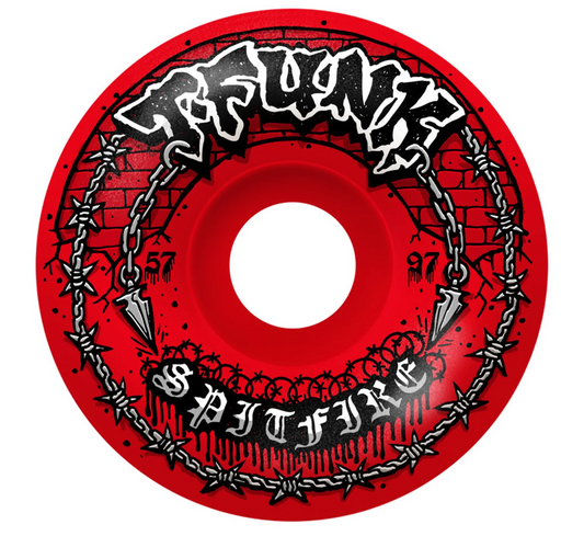 Spitfire Wheels Formula 4 T-Funk Raw Radial Full 97d
