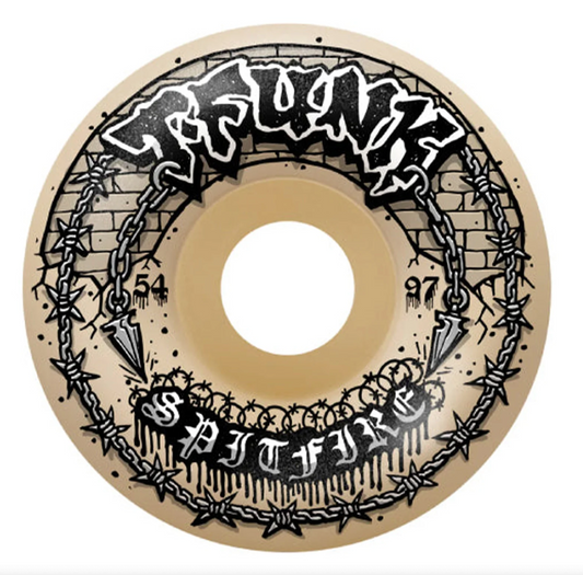 Spitfire Wheels Formula 4 T-Funk Raw Radial Full 97d