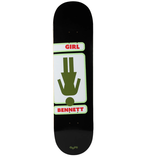 Girl Skateboard Deck Bennett Oops OG 8.25