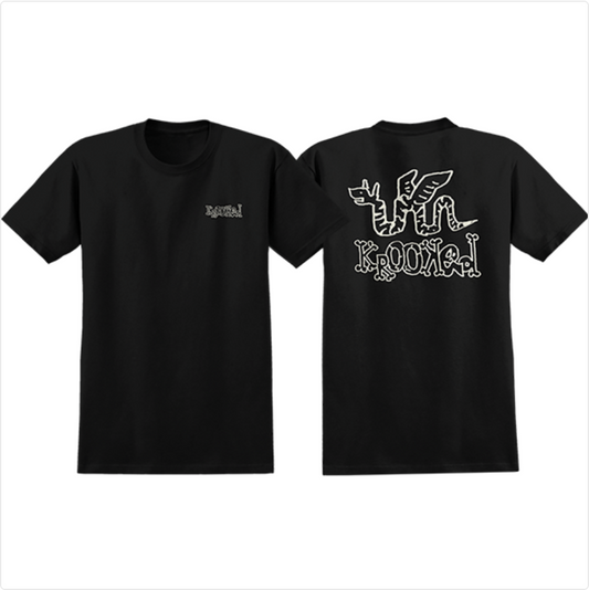 Krooked No Monsters SS Tee Black