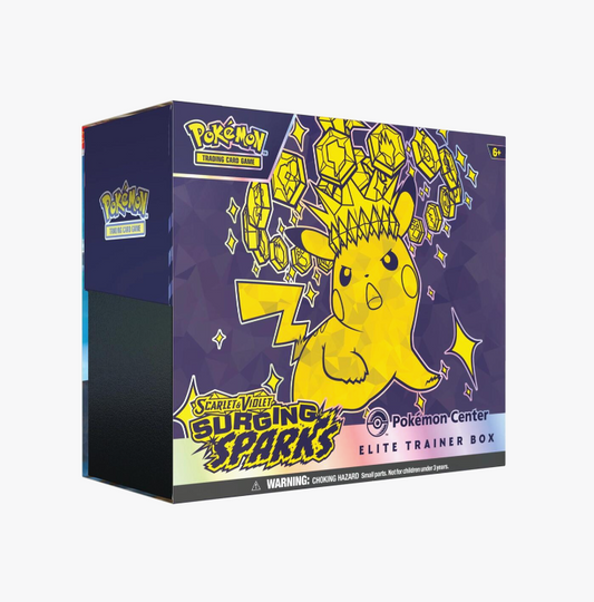 Surging Sparks Pokemon Center Elite Trainer Box (Exclusive)