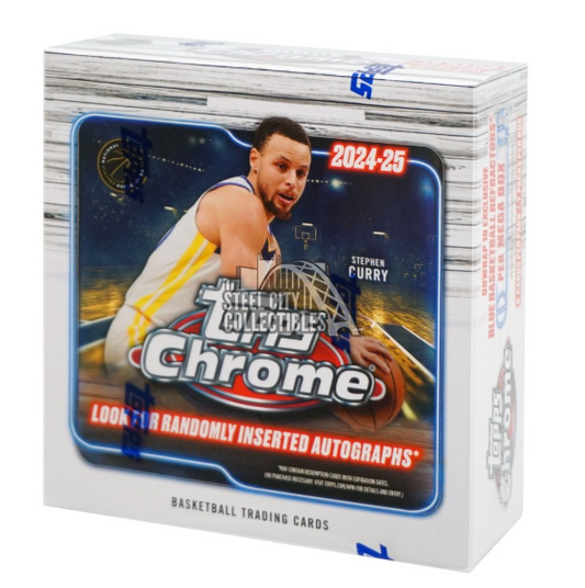 2024-25 Topps Chrome Basketball Mega Box