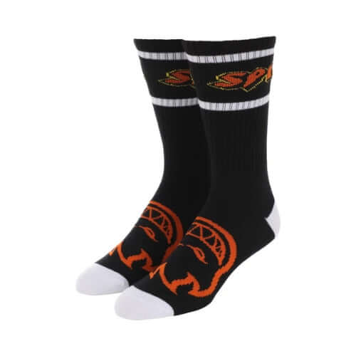 Spitfire Socks Hellfire Script Black OS