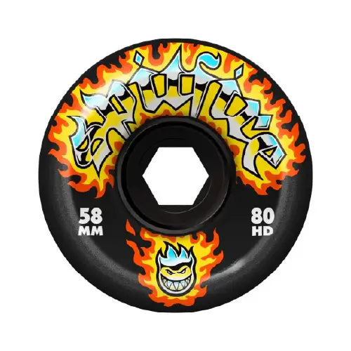 this is an image of Spitfire Wheels 80HD Chrome Venom 58mm