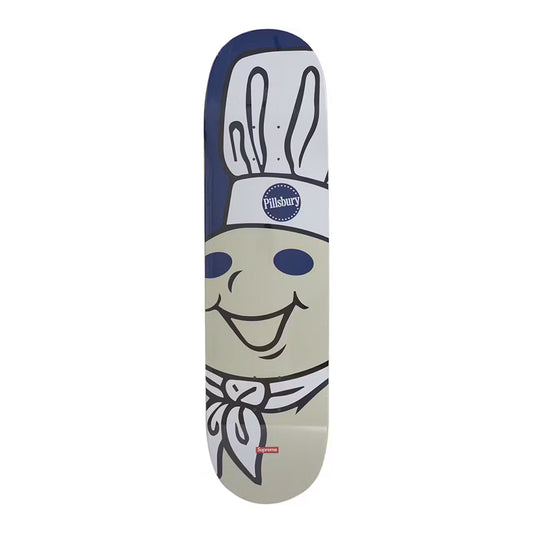 this is an image of Supreme Pillsbury Doughboy Skateboard Deck