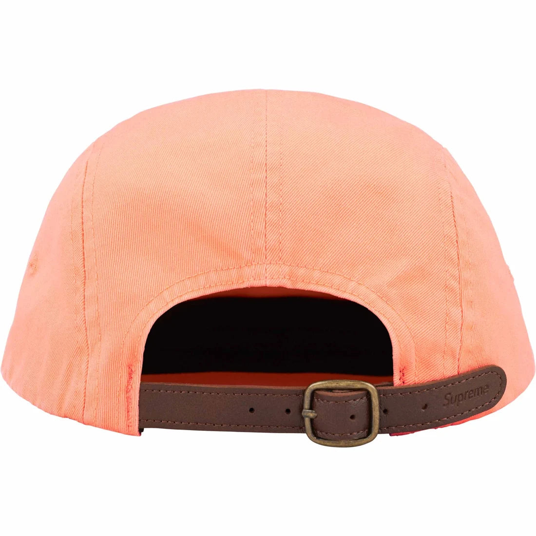 this is an image of Supreme Washed Chino Twill Camp Cap