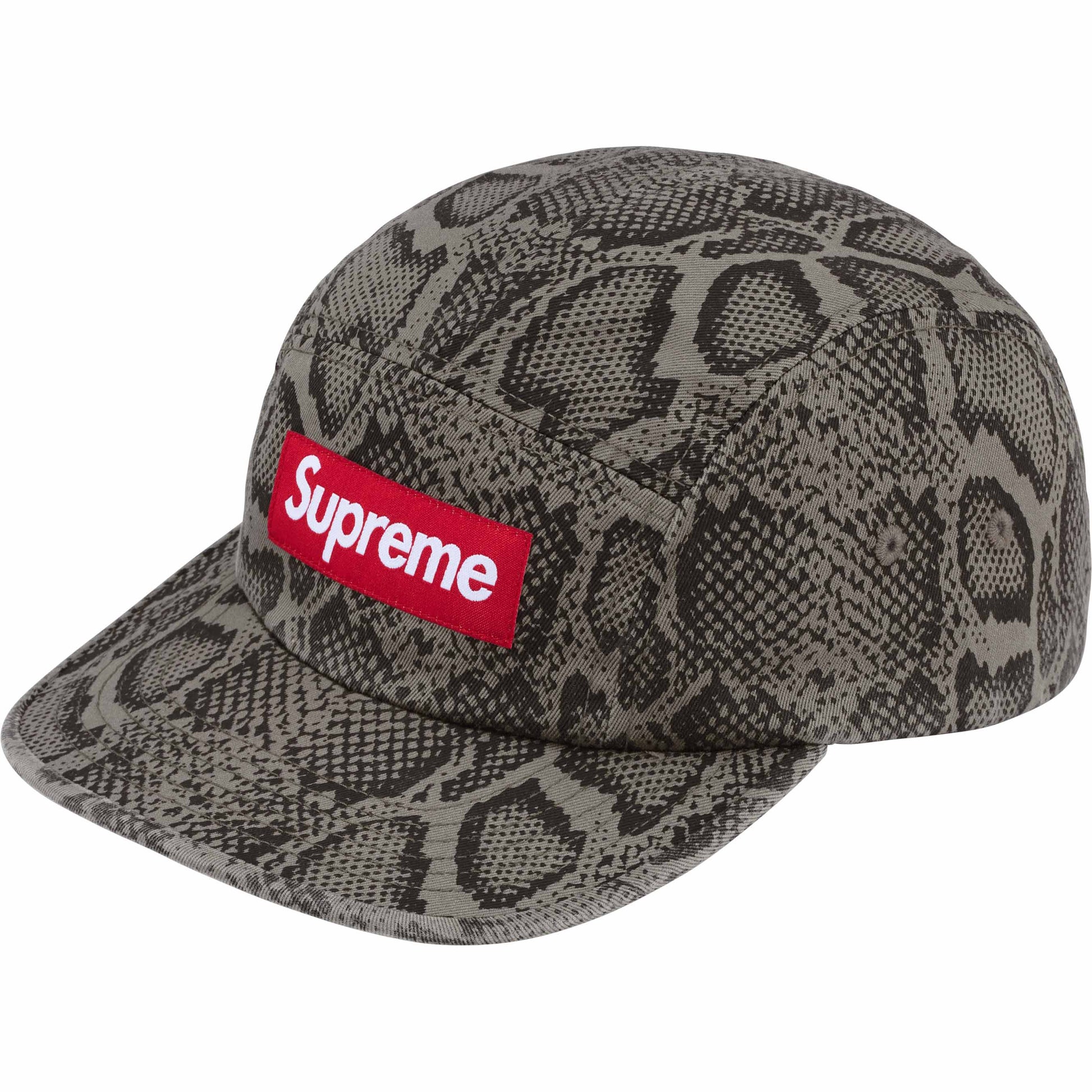 this is an image of Supreme Washed Chino Twill Camp Cap