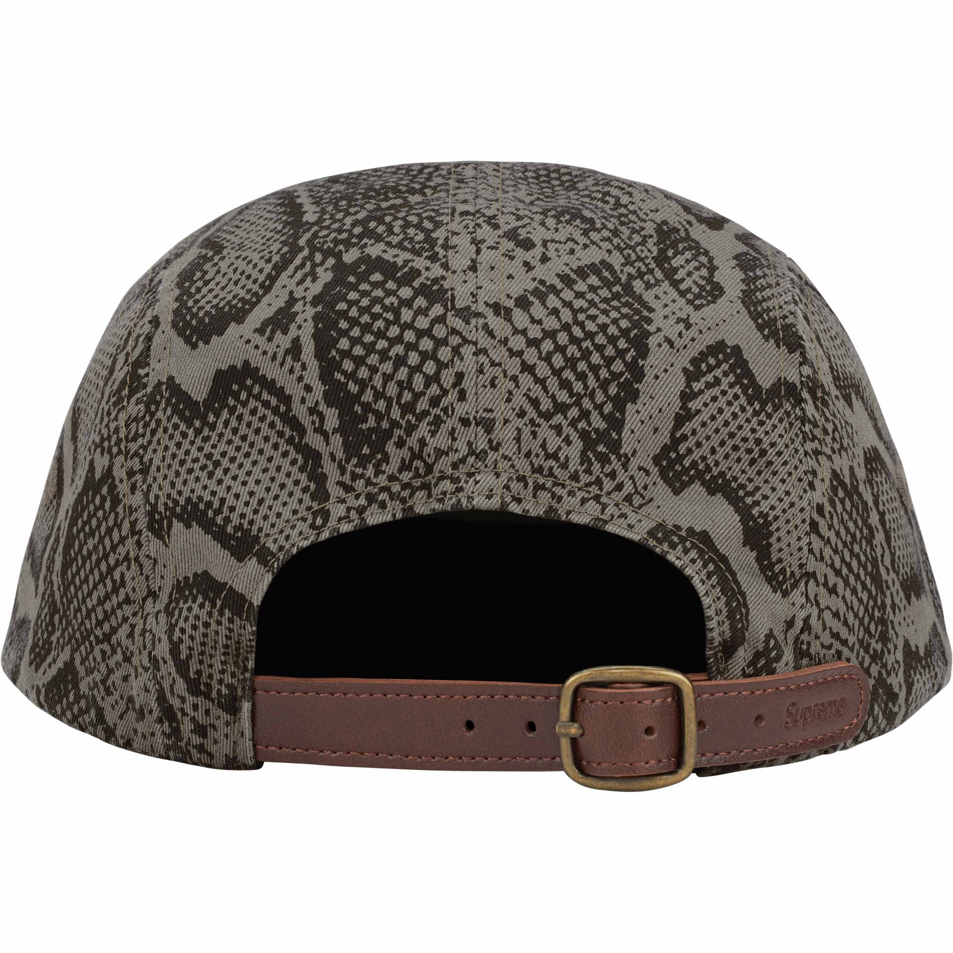 this is an image of Supreme Washed Chino Twill Camp Cap
