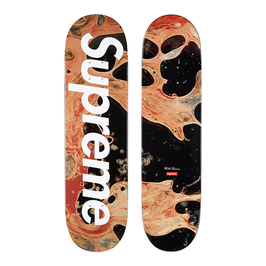 this is an image of Supreme Blood & Semen Skateboard Deck