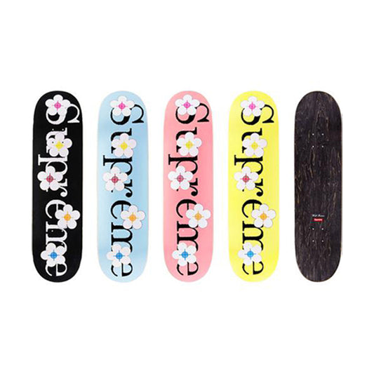 this is an image of Supreme Flowers Skateboard Deck
