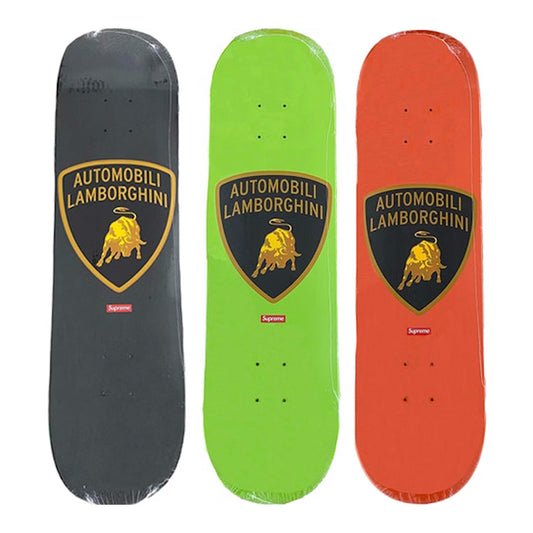 this is an image of Supreme Lamborghini Skateboard Deck