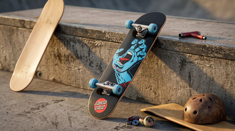 Santa Cruz deck size, Santa Cruz skateboard deck, skateboard deck sizes, best skateboard for beginners, skateboard buying guide, choose skateboard deck, Santa Cruz complete skateboard