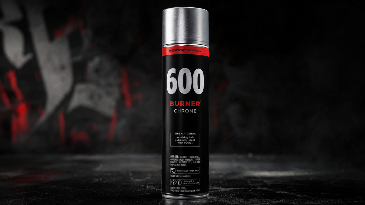   Molotow Burner Spray Paint, Molotow Burner, artist spray paint, premium spray paint, spray paint for art, DIY spray paint, graffiti spray paint, creative art supplies