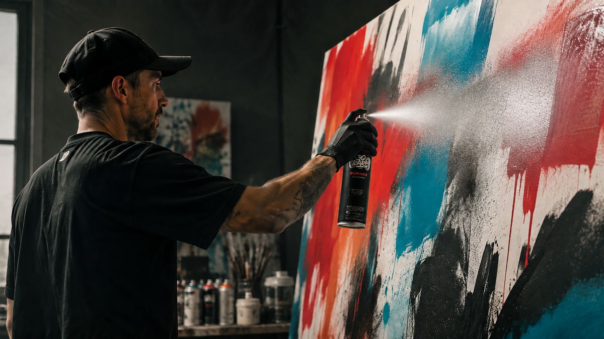 Molotow Burner Spray Paint, DIY art projects, creative spray paint ideas, spray paint for crafts, artist spray paint, home décor DIY, custom skateboard paint, premium art supplies
