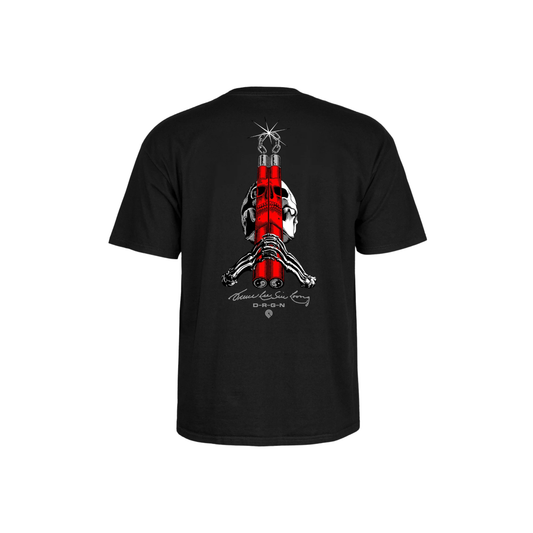 Powell Peralta Skull and Nunchuck T-Shirt SS Black