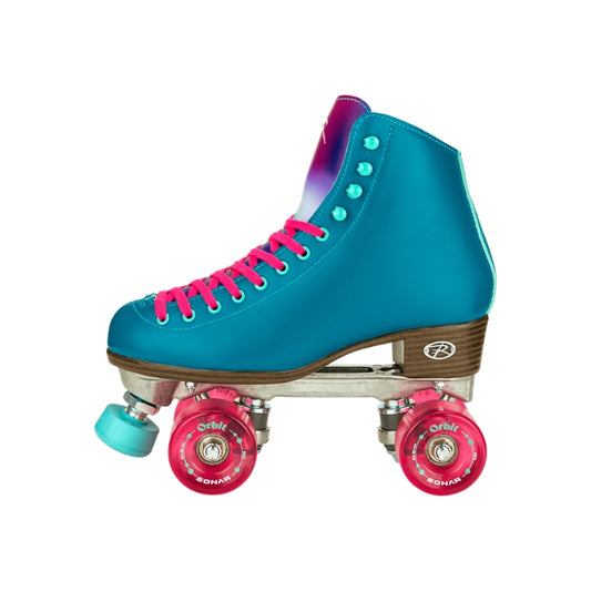 this is an image of Riedell Orbit Roller Skates “Lagoon”