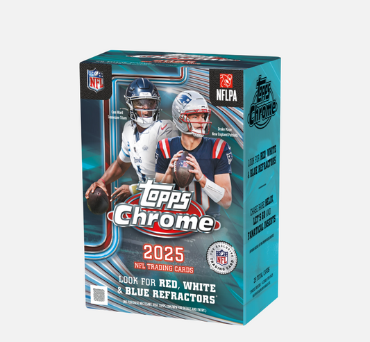 2025 Topps Chrome NFL Football Value Box product photo