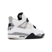 this is an image of Jordan 4 Retro "White Cement"