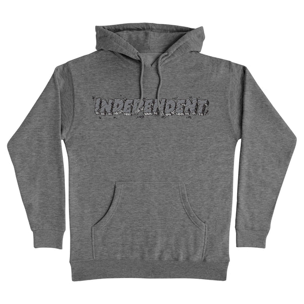 Independent Crete Bar Mens Hooded Sweatshirt Heather