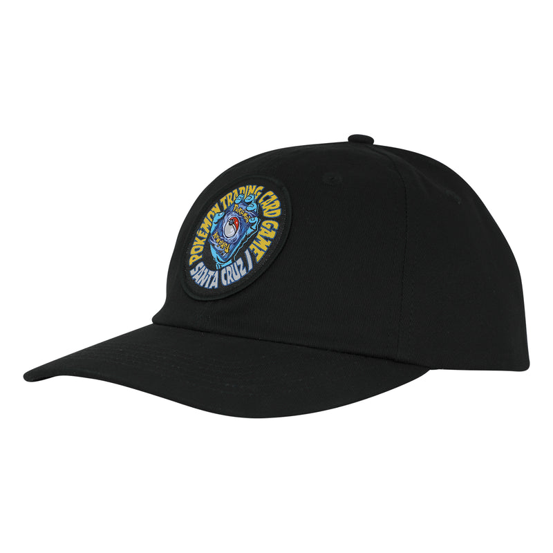 Santa Cruz x Pokemon TCG Hand Unstructured Snapback Black