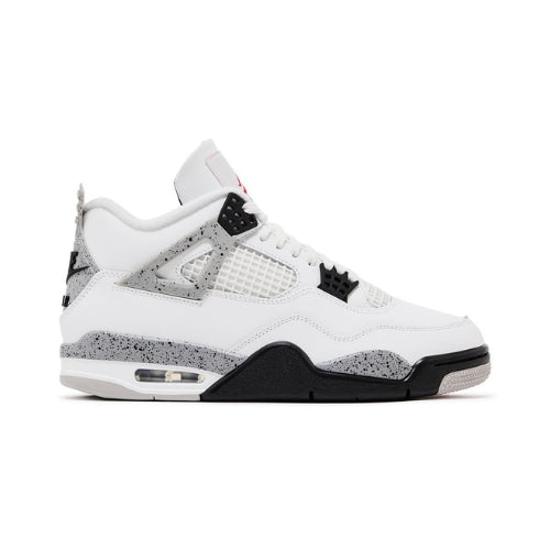 this is an image of Jordan 4 Retro "White Cement"