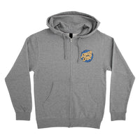 this is an image of Scrawl Dot Zip Hooded Sweatshirt Women's Santa Cruz