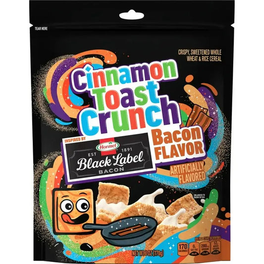 Cinnamon Toast Crunch Bacon Flavored Cereal, Walmart Online Exclusive, 6 oz