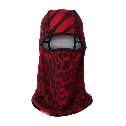 this is an image of SprayGround Animal Print Party Ski Mask
