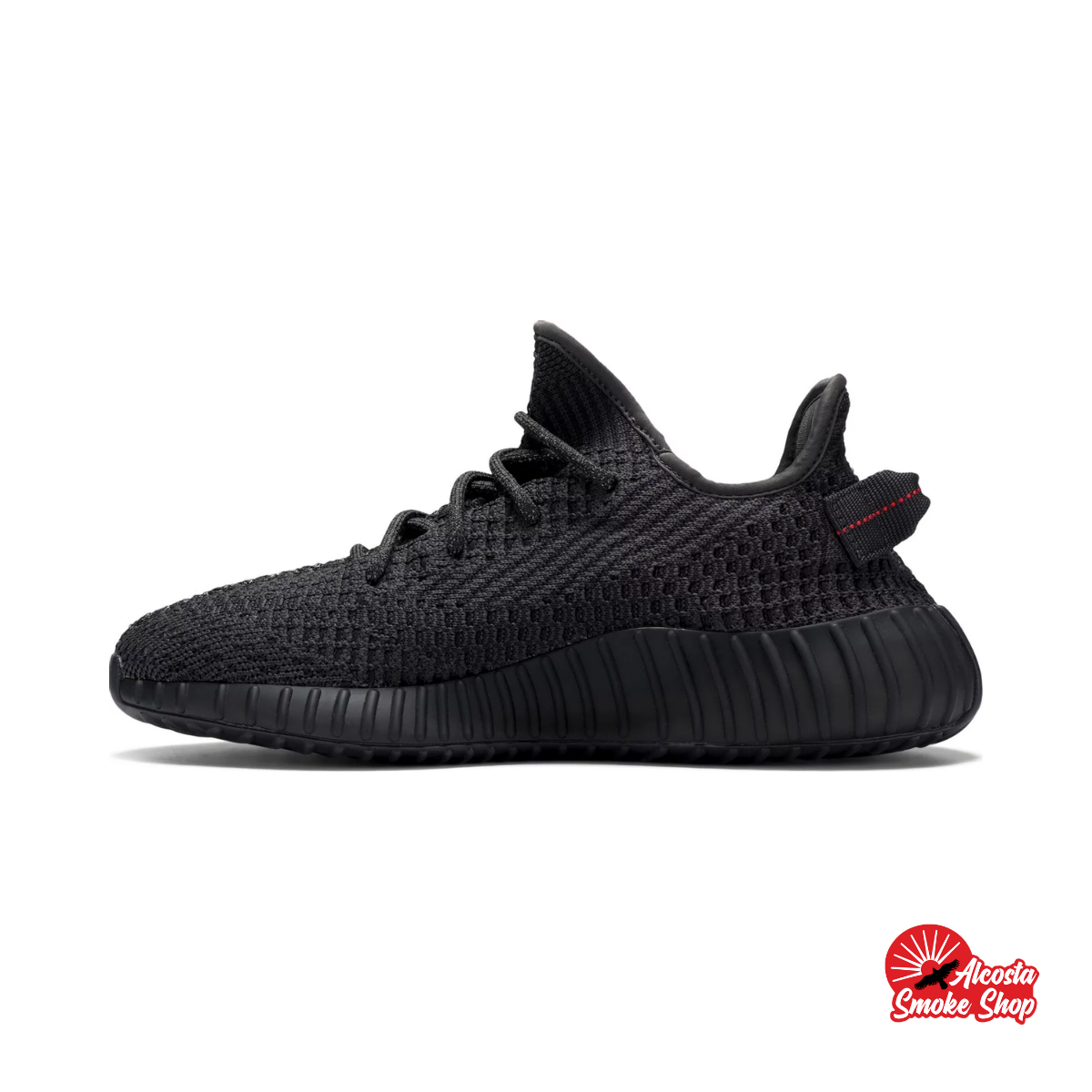 this is an image of Adidas Yeezy Boost 350 V2 "Black Reflective"
